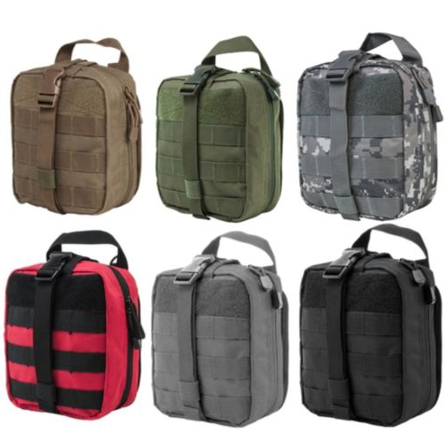 Tactical Rip Away Hook N Loop Emt Molle Medic Bag First Aid Pouch Tactical Rip Away Hook N Loop Emt Molle Medic Bag First Aid Pouch Gray